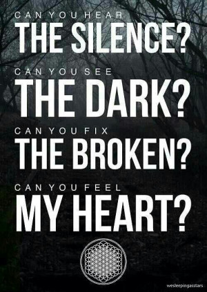 Can you feel my heart BMTH