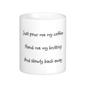 Knitter's Classic White Coffee Mug
