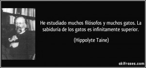 Frase de Hippolyte Taine