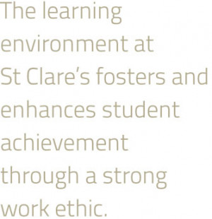 ... fosters and enhances student achievement through a strong work ethic