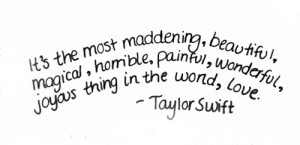 Love Quotes From Taylor Swift