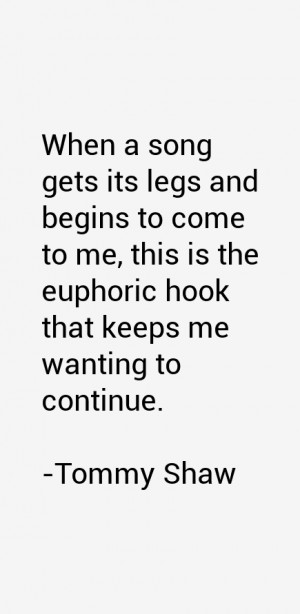 Tommy Shaw Quotes & Sayings