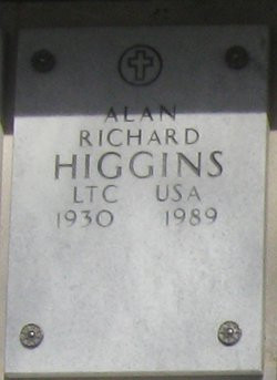 Lt Colonel Alan Richard Higgins