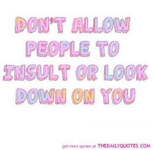 Don’t Allow People