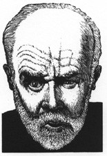 GEORGE CARLIN © wood engraving (ed.22) image: 3 x 2 in. $30.00 (go to ...