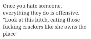 Love Quote ~ Once you hate someone…