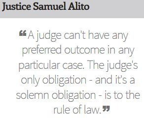 Quote from Justice Samuel Alito