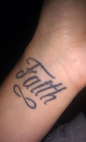 Faith Tattoos on Wrist