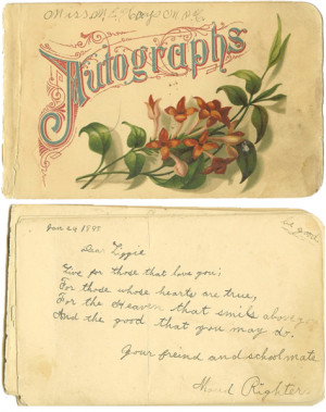 Down Memory Lane with Autograph Books