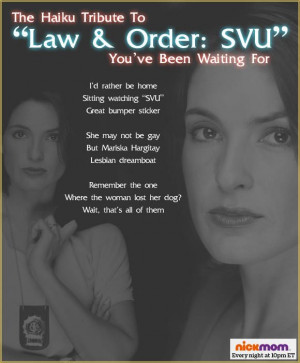 The Haiku Tribute To 'Law & Order: SVU' You've Been Waiting For