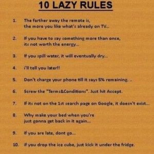 Funny Quotes about Laziness