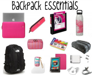 ... Essentials, College Essentials For Girls, Backpacks Essentials Great