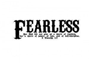 fearless: Plays Rooms, Scriptures, Vinyls Wall Decals, Bible Verses