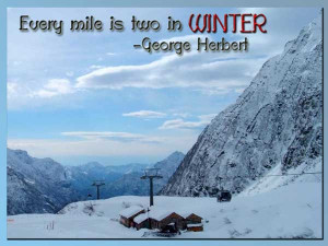Popular Winter Quotes and Sayings