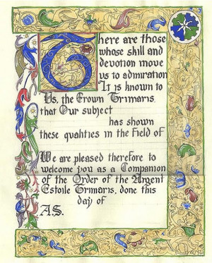 Custom Medieval Illuminated Quotation or by PhoenixRisingStudio, $70 ...