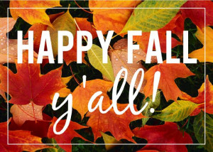 happy first day of fall