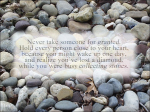 Coleccionando pedras... Apenas e só nesta vã façanha tenho gasto eu ...