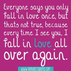 Funny falling in love quotes and sayings