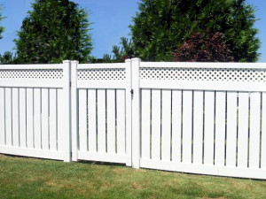 Semi Privacy Vinyl Fencing Installed by Fence Direct in Toronto