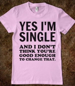 Yes I'm Single #skrocktober