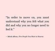 Moving on