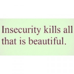 Insecurity Quotes Tumblr