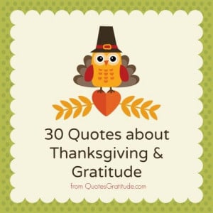 Quotes About Gratitude and Thanksgiving
