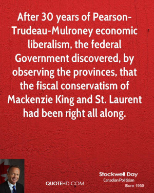 After 30 years of Pearson-Trudeau-Mulroney economic liberalism, the ...