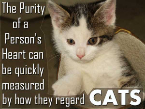 The Purity of a person's Heart can be quickly measured by how they ...