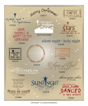Christmas Vinyl Wall Sayings for Craft Cutters
