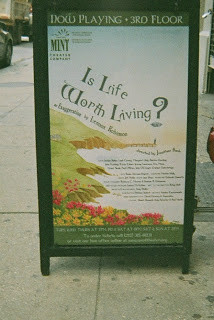 Theater Review: “Is Life Worth Living?”, by Lennox Robinson