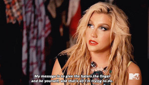 kesha middle finger - Google Search