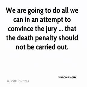 ... the jury ... that the death penalty should not be carried out