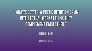 ... or an intellectual work? I think they complement each other