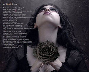 black rose poems