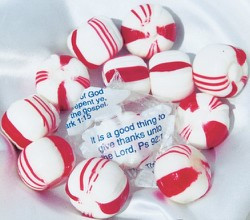 Scripture Candy Old Fashioned Hard Peppermint Candy - 30 lb. Bulk