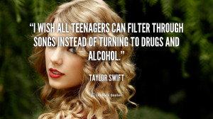 wish all teenagers can filter through songs instead of turning to ...