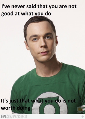 Motivational Speech Level: Sheldon Cooper funny-stuff