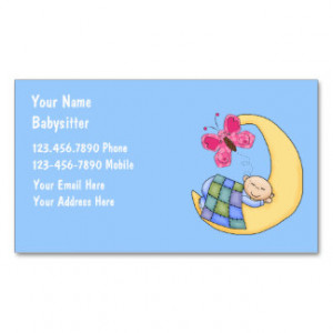 Babysitter Quotes Baby Sitter Business Cards, 600+ Baby Sitter ...