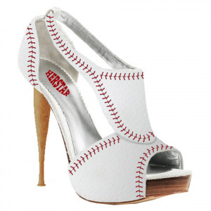 How Weird are these Baseball and Football Shaped Heels?