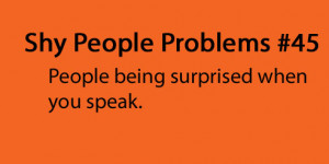 people problems shy shy people problems