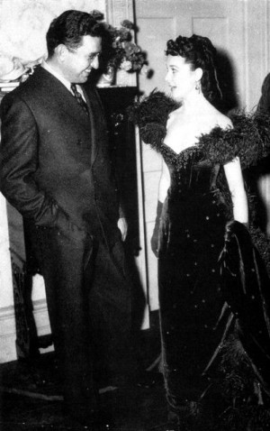 David O. Selznick and Vivien Leigh