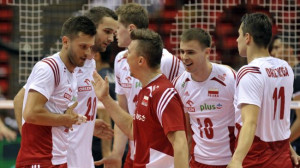 of Polish People watch their men's volleyball team win!