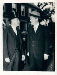 1939 MA Governor Leverett Saltonstall Senator Henry Cabot Lodge Jr