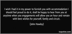 More John Hawley Quotes