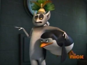 King Julien & Private in Street Smarts (closest I could find)
