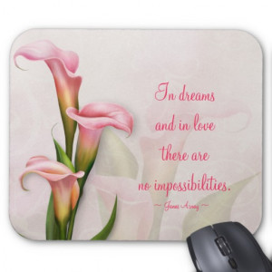 calla_lily_pink_customizable_quote_mousepad ...