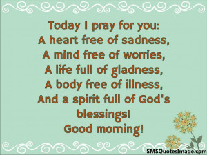 Today I pray for you...