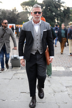 Nick Wooster knows his way around a good suit.