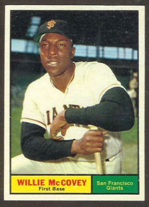 1961 Topps #517 Willie McCovey [#d] (Giants) Baseball cards value